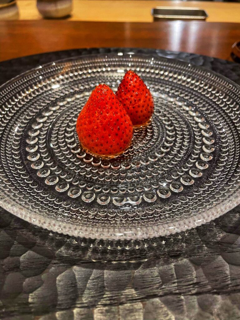 いちごのロースト