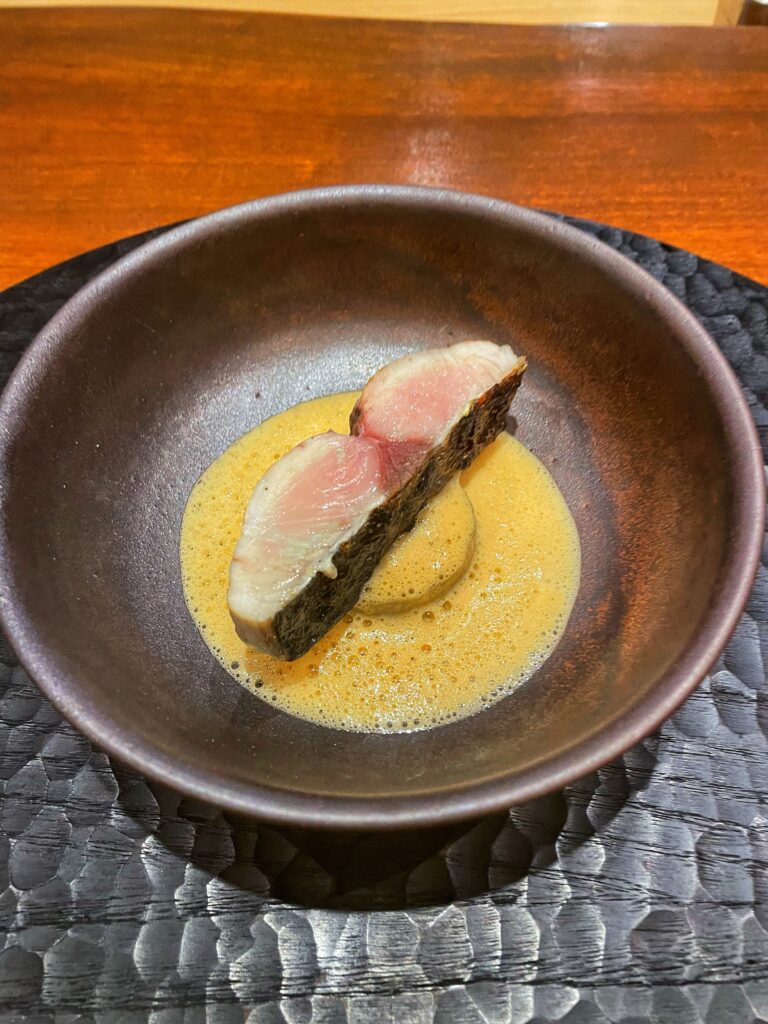 京鰆と伊勢海老のソース